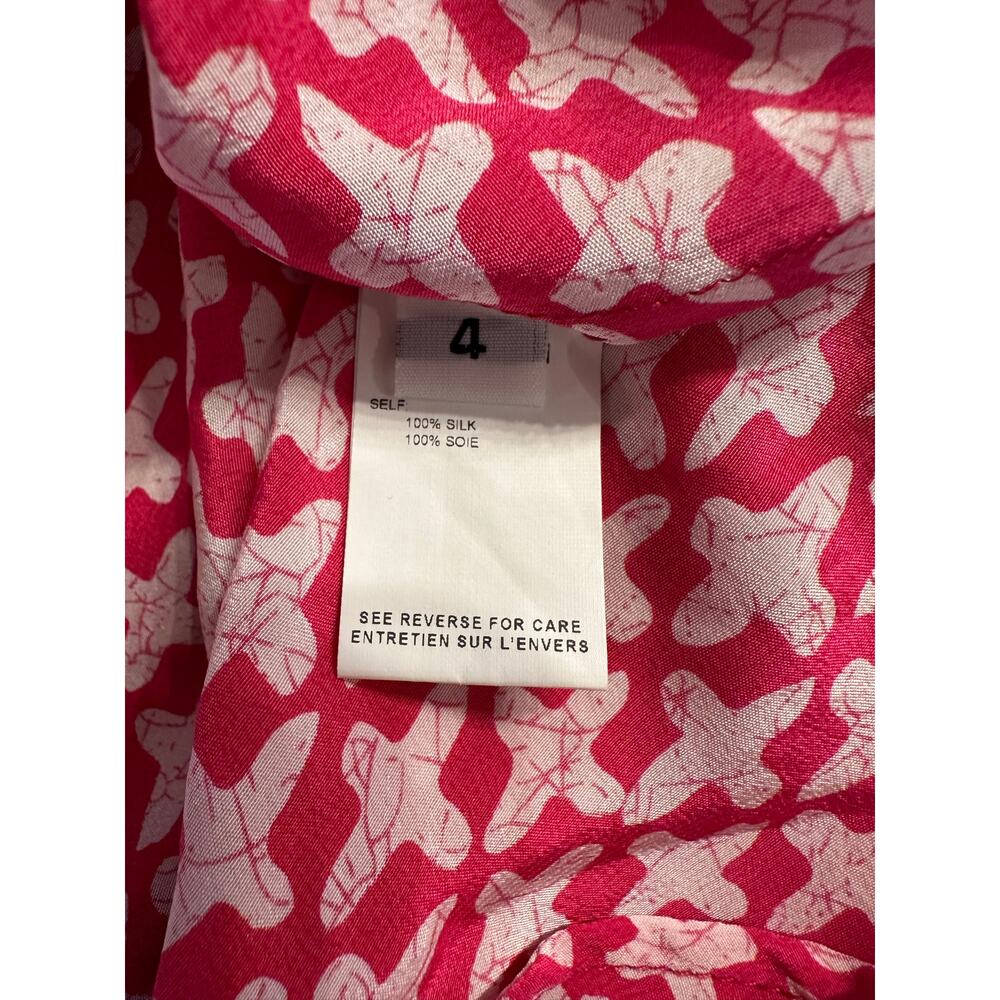 Thakoon 100% Silk Pink Print Dress - Picture 10 of 11